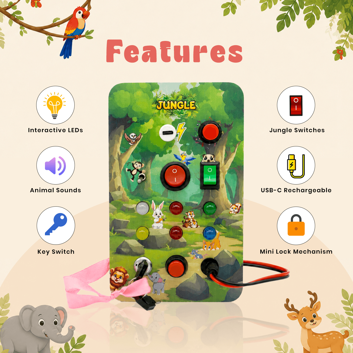Jungle Junction Busy Board thumbnail 3