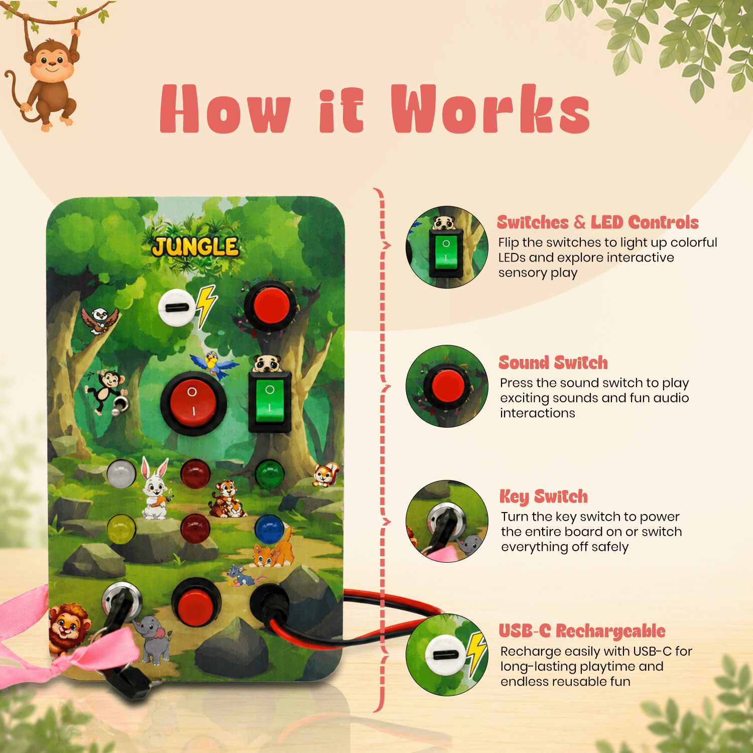 Jungle Junction Busy Board thumbnail 4