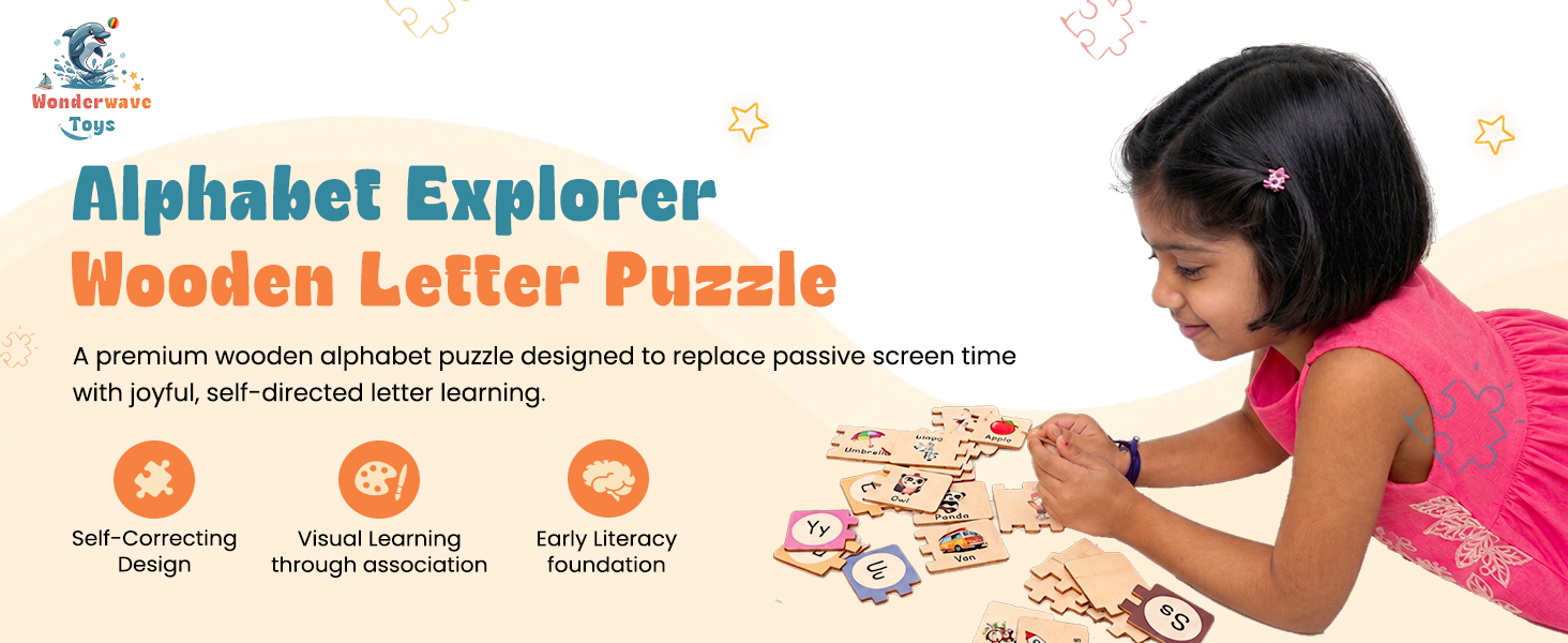 ABC Explorer Wooden Puzzle detail 1