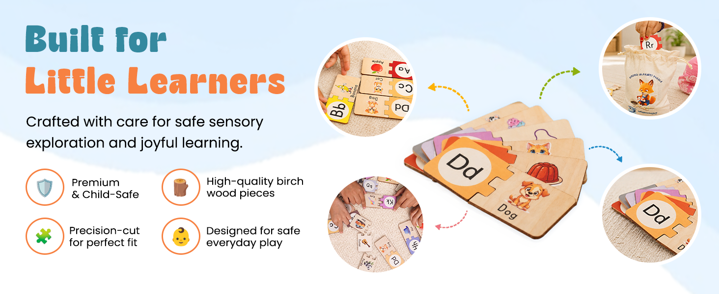 ABC Explorer Wooden Puzzle detail 4